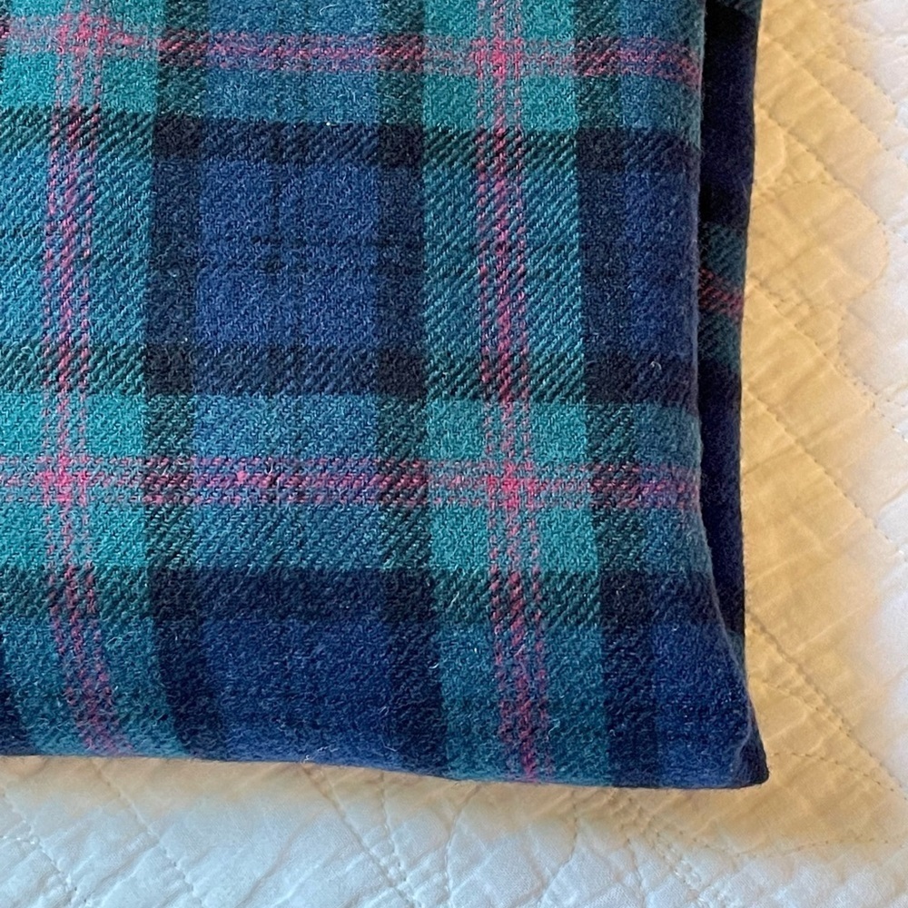 Vintage Pendleton Plaid Wool Midi A-Line Skirt - Picture 5 of 6